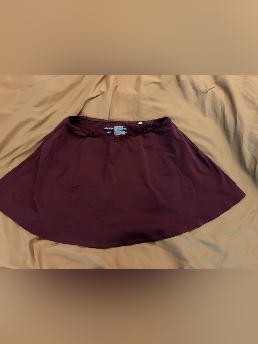 wild fable Burgundy Circle Skirt